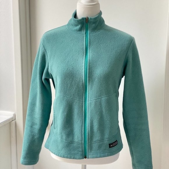 REI Sweaters Rei Teal Blue Fleece Zip Up Layering Camping Sweater